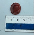Authentic Ancient Roman Athlete Bust Carnelian Intaglio Circa 1st-2nd Century Ad