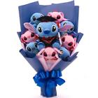 Cute Stitch Teddy Plush Toy Plushy Flower Bouquet Birthday Graduation Gift