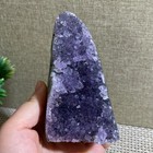 416g Natural Amethyst Geode Quartz Cluster Crystal Specimen Healing