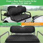 Golf Cart Seat Covers Front And Rear For Club Car Ds 2000 5 Up