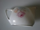 Royal Rudolstadt Prussian Creamer White W roses 5 X 3 X 3  Porcelain