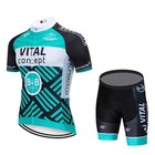 Vital Sports Men s Black Jersey Shorts Bib Set
