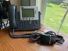 Cisco 7900 Series Cp-7940g Corded Voip Phone Grey   Silver Lcd Display Compact