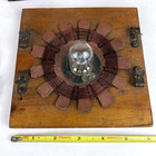 Antique Hobby Breadboard Radio Parts  Wood Tube Island Tuning Capacitor Tinymite