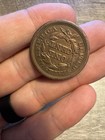1853 1c Braided Hair Large Cent - Raw - Great Detail   Nice Looking Coin 3
