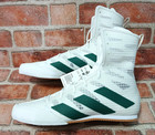 Adidas Box Hog 4 Boxing Shoes Sneakers    cloud White Green    Ih2731 Men s Size 8 5
