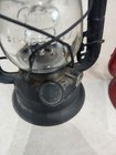  Two Antique Dietz D-lite Kerosene Lantern Oil Lamp W clear Glass