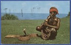 Ceylon - Dear Doctor Abbott Pentothal  cobra Snake Charmer  Ppc  Colombo To Usa
