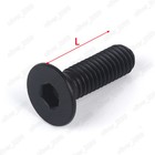 Black 316 Stainless Steel Hex Socket Bolts Countersunk Head Screw M3 M4 M5 M6 M8
