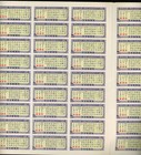 Republic Of China 29th Year 5  Us Dollar Recon  Gold Loan 1940 W 7 Vignettes Vf 