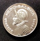 1968 Panama Silver  Proof 1 2 Balboa  Enn Coins