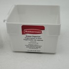 Lot 3 Vintage Rubbermaid Drawer Organizer 3x3x2   All White