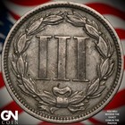 1865 3 Cent Nickel Piece A5324