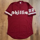 Philadelphia Phillies Jersey Mike Lieberthal Game Worn Minor Team Issue Rawlings