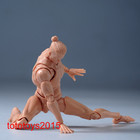 Romankey 1 12 Yellow Super Flexible Man Body 6  joint Action Figure Model Doll
