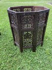 Anglo Indian Carved Folding Hexagonal Top  Table no Top 