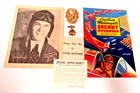 Captain Midnight 1942 Secret Squadron Book  Flying Cross  Decoder Badge   More