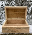 Acacia Wood Storage Box  6  X 4  X 2 1 2    India