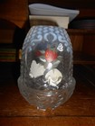 Fenton Art Glass Fairy Lamp Handpainted Strawberry
