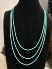 One Of The Best Vintage Navajo Turquoise Heishi Sterling Silver Necklace
