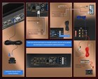 10  1200w Slim Under Seat Subwoofer  Built-in Amplifier Low Pass gain bass Boost