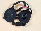 Vintage Asics Wrestling Headgear Ear Guard Red Tag Black Adult Old School