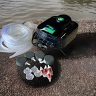 Quad Outlet 12w Aquarium Oxygen Air Pump Air Flow Fish Tank Air Compressor Quiet