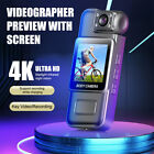 Wifi 4k Camera Camcorder 1080p Body Police Cam With Audio Video Dvr Ir Night Cam