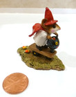 Wee Forest Folk Scootin  With The Loot M-296- White Outfit  retired  W box