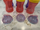 Philips Avent Spout Sippy Cups With Caps     Lot Of 6     No Spouts Included
