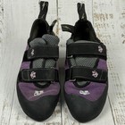 Evolv Eco-trax Usa Woman   s Rock Climbing Shoes Size 7 5   38 Purple Black