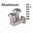 Aluminum Round Head Rivets Din660 M2 M2 5 M3 M4 M5 M6 M8