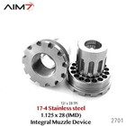 Aim7 Integral Brake Direct Mount 1 2x28 1 125x28 Alpha Adapter Stainless  1pcs 