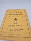 Boxing National Aau 1944 Boston Championships Rare Program With Great Details