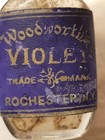 Vintage Woodworth s Violet Perfume Rochester Ny Bottle Original Labels Nice 