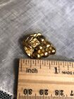  Vintage 1 Gold Tone Realistic Grape Plastic   Metal Button Sm-6