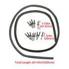 Fit For Dodge Challenger 2008-2022 Front Hood Bumper Weatherstrip Seal   Rivets