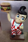 Aluminum Bob s Big Boy Man Cave Statue Advertising Sign Garage Gas Oil Hot Rod