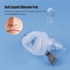 Anti-snoring Nasal Cpap Replacement Mask With Headgear Strap Reusable Nasal Mask