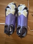 Mens Nike Vapor Edge Pro 360 2 Football Cleats Size 6 5 White metallic Silver