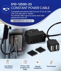 010-12530-23 Obd-ii Constant Power Cable For Garmin Dash Cam Parking Dual Usb