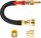 Rv Winterizing Kit   Sprinkler Blowout Adapter With Shut Off Valve Air Compre   