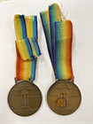 Italian Inter-allied Victory Medal 1914-1918  2  Johnson And Sacchini Milan