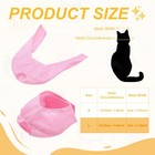 Cat Muzzle Breathable Mesh Muzzle Circumference 7-9 Inches Pink