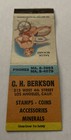 Matchbook Cover Matchcover Girlie Girly Pinup Ch Berkson Stamps Los Angeles Ca
