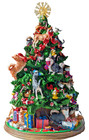 Danbury Mint Chihuahua Tree Christmas 12  Tested  with Star   Restoration Read