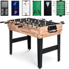 2x4ft 10-in-1 Combo Game Table Set For Home  Game Room  Friends   Family W ho   