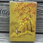 Vintage Stardust Playing Cards Deer In The Woods Plastic Coated Sealed Deck Usa