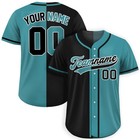 Custom Baseball Jersey personalized Baseball Jersey Uniform Split Black baseball