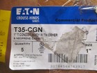 5- New Eaton 1  Tee Condulets With Covers And Gaskets  B-121